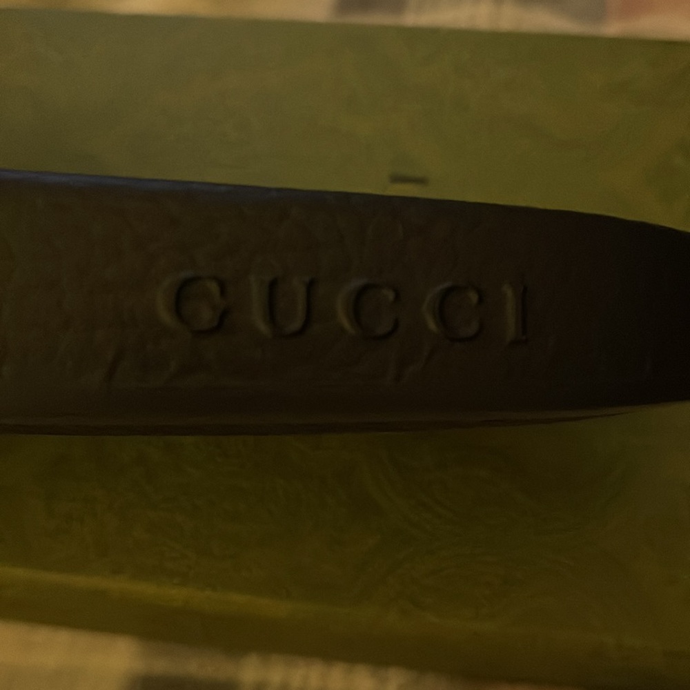 Gucci Black Slide Sandals - Picture 4 of 6